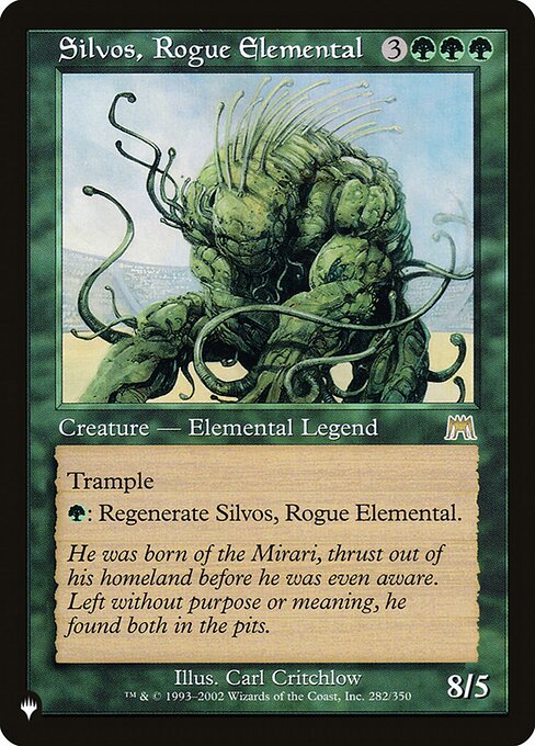 Silvos, Rogue Elemental, The List ONS-282, rare