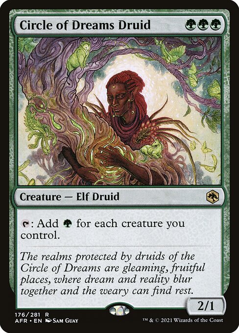 Circle of Dreams Druid, Adventures in the Forgotten Realms 176, rare