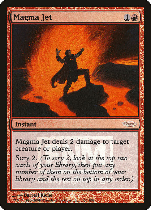 Magma Jet, Friday Night Magic 2009 1, rare