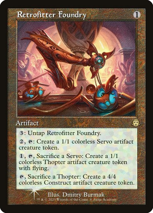 Retrofitter Foundry, Judge Gift Cards 2023 4, rare