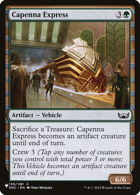 Capenna Express, The List SNC-139, common