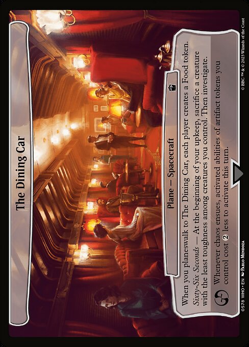 The Dining Car, Doctor Who 578, common