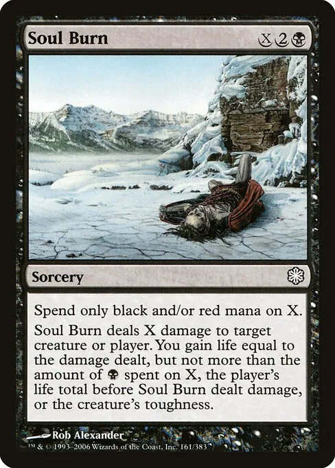 Soul Burn, Coldsnap Theme Decks 161, common