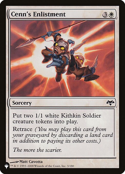 Cenn's Enlistment, The List EVE-3, common