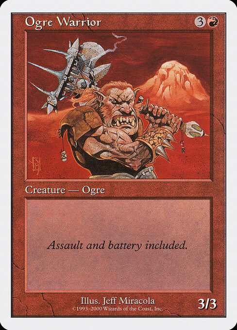 Ogre Warrior, Starter 2000 33, common