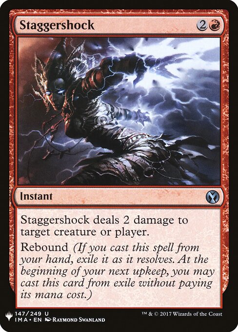 Staggershock, The List IMA-147, uncommon