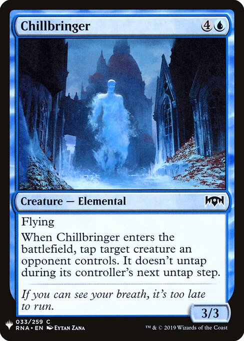 Chillbringer, The List RNA-33, common