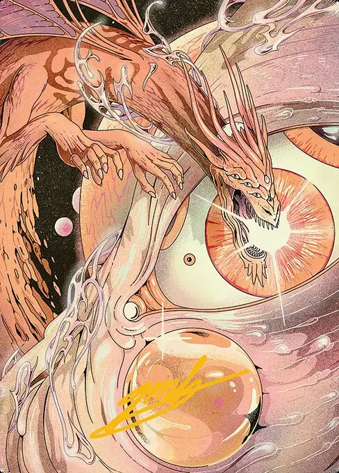 Nova Hellkite // Nova Hellkite, Edge of Eternities Art Series 40, common