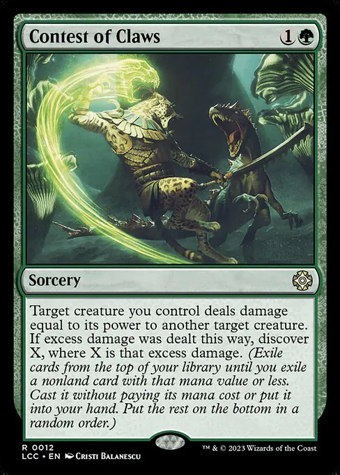 Contest of Claws, The Lost Caverns of Ixalan Commander 12, rare