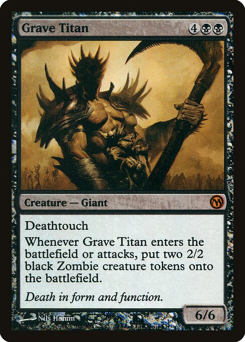 Grave Titan, Duels of the Planeswalkers 2012 Promos 2, mythic