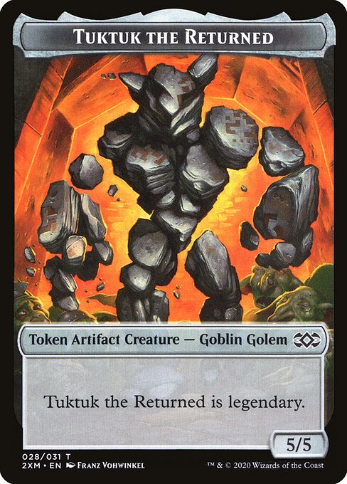 Tuktuk the Returned, Double Masters Tokens 28, common