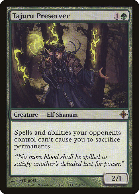 Tajuru Preserver, Rise of the Eldrazi 211, rare