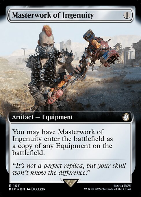 Masterwork of Ingenuity, Fallout 1011, rare