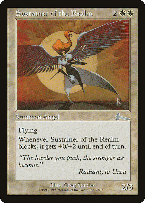 Sustainer of the Realm, Urza's Legacy 23, uncommon