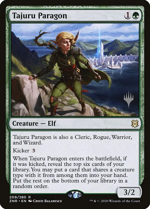 Tajuru Paragon, Zendikar Rising Promos 209p, rare