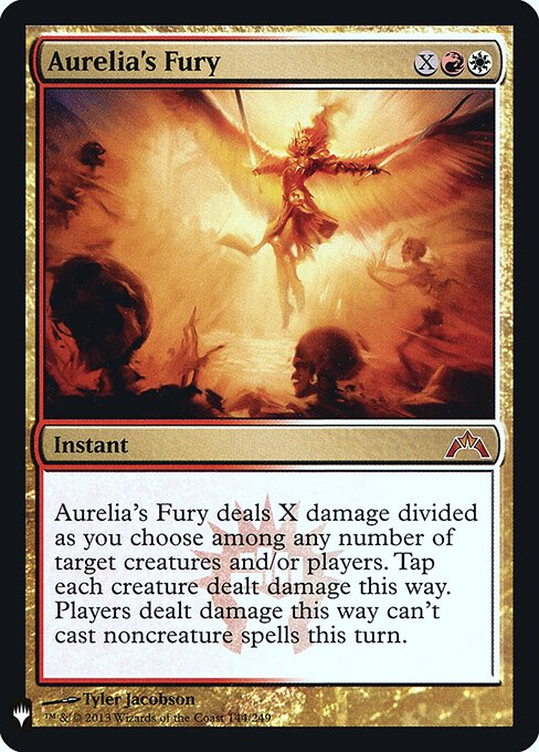 Aurelia's Fury, The List GTC-144, mythic