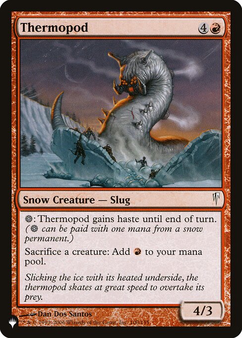 Thermopod, The List CSP-100, common