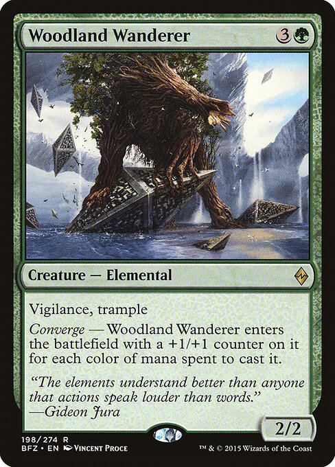 Woodland Wanderer, Battle for Zendikar 198, rare