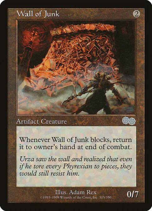 Wall of Junk, Urza's Saga 315, uncommon