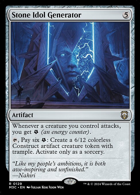 Stone Idol Generator, Modern Horizons 3 Commander 129, rare