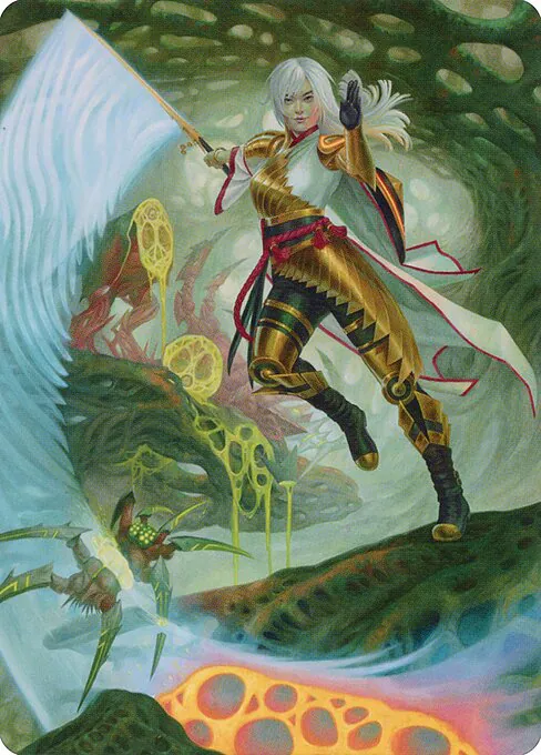 The Eternal Wanderer // The Eternal Wanderer, Phyrexia: All Will Be One Art Series 3, common
