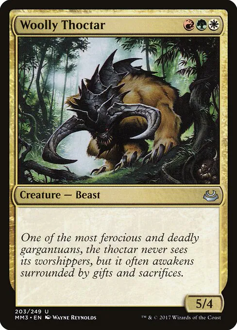 Woolly Thoctar, Modern Masters 2017 203, uncommon