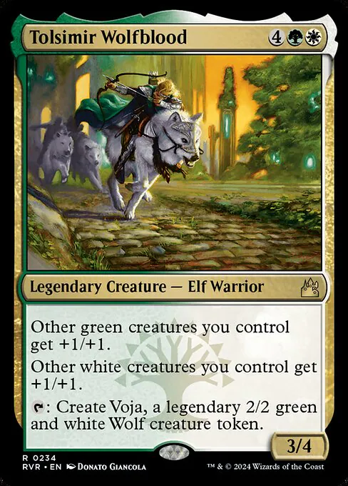 Tolsimir Wolfblood, Ravnica Remastered 234, rare