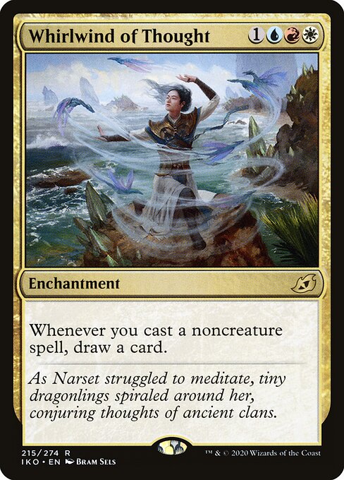 Whirlwind of Thought, Ikoria: Lair of Behemoths 215, rare