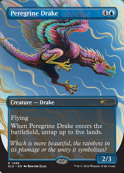 Peregrine Drake, Secret Lair Drop 1488, rare