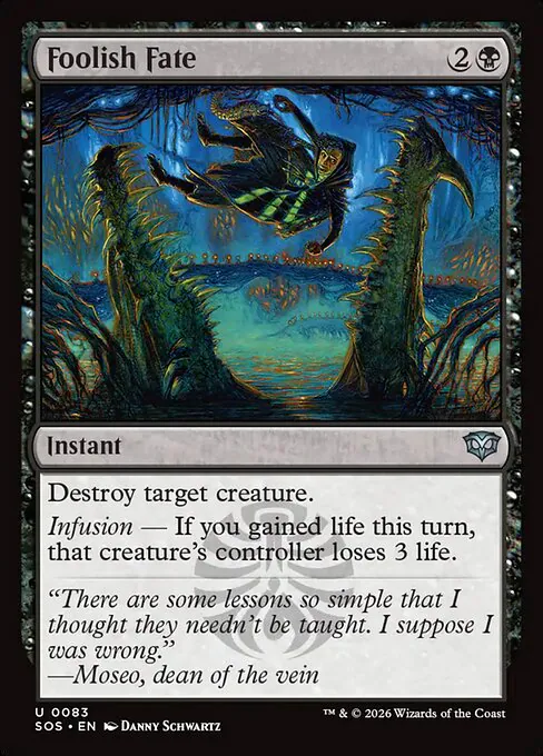 Foolish Fate, Secrets of Strixhaven 83, uncommon