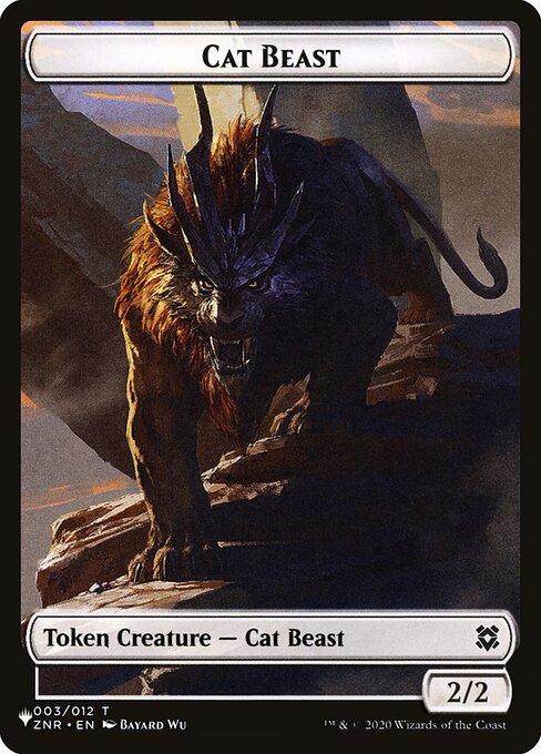 Cat Beast, The List TZNR-3, common
