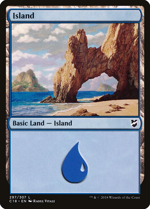 Island, Commander 2018 297, common