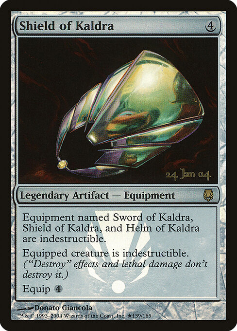 Shield of Kaldra, Darksteel Promos 139★, rare