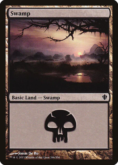 Swamp, Commander 2013 346, common