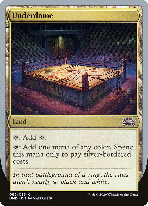 Underdome, Unsanctioned 86, common