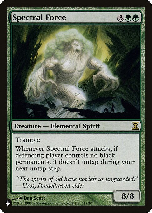 Spectral Force, The List TSP-217, rare