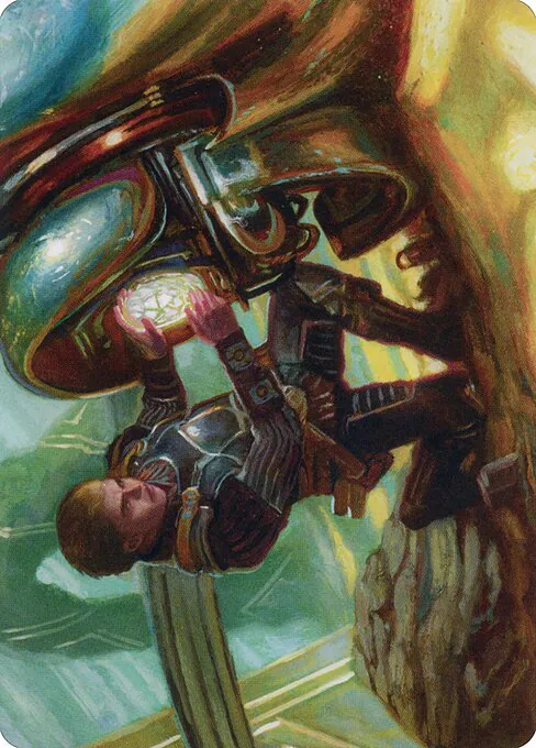Urza, Powerstone Prodigy // Urza, Powerstone Prodigy, The Brothers' War Art Series 35, common