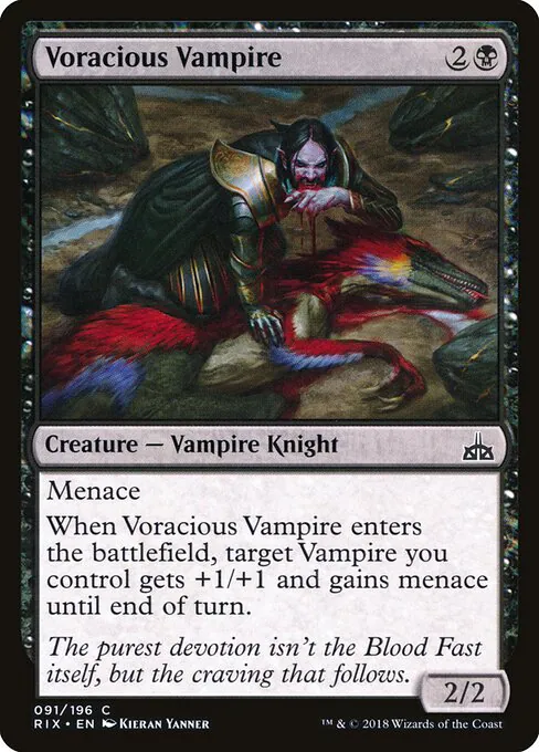 Voracious Vampire, Rivals of Ixalan 91, common