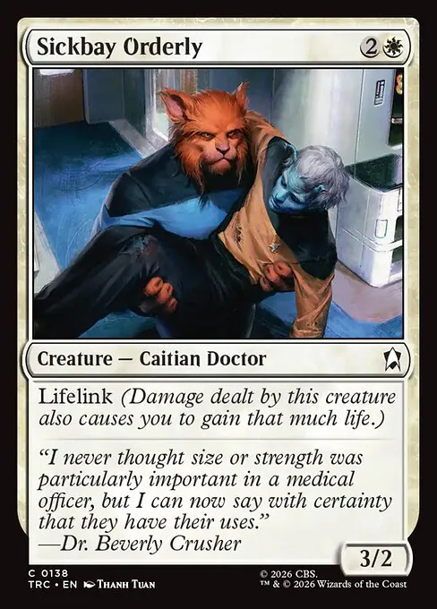 Sickbay Orderly, Star Trek Commander 138, common