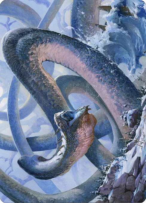 Koma, Cosmos Serpent // Koma, Cosmos Serpent, Kaldheim Art Series 60, common