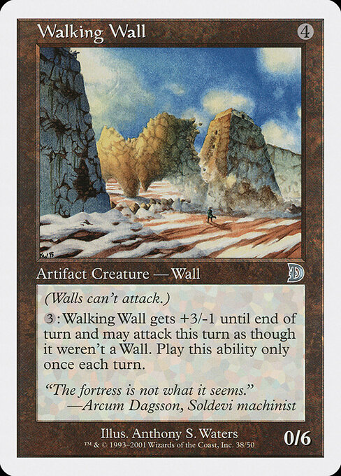 Walking Wall, Deckmasters 38, uncommon