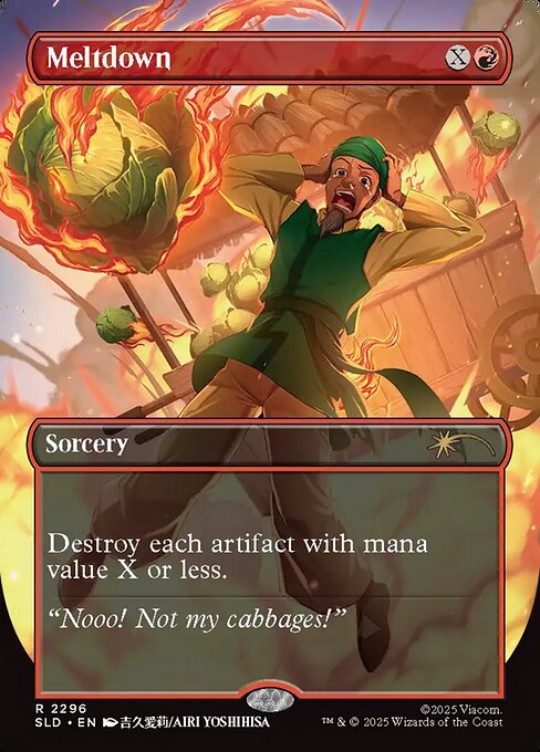 Meltdown, Secret Lair Drop 2296, rare