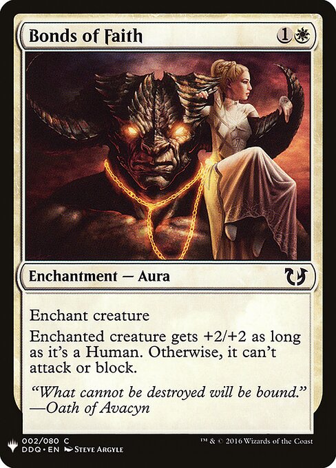 Bonds of Faith, The List DDQ-2, common