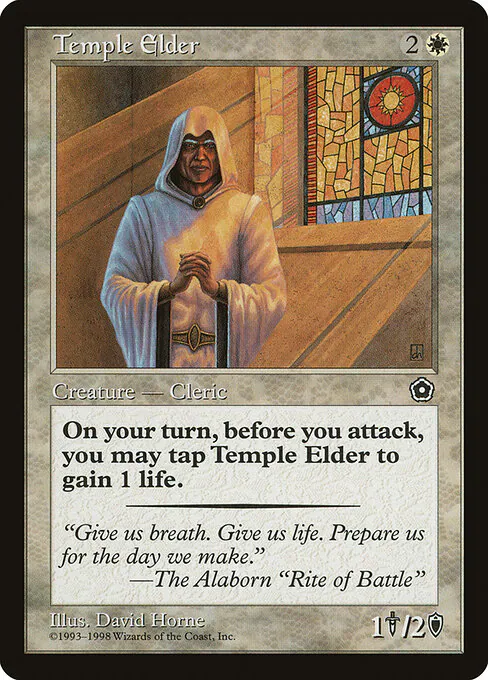 Temple Elder, Portal Second Age 24, uncommon