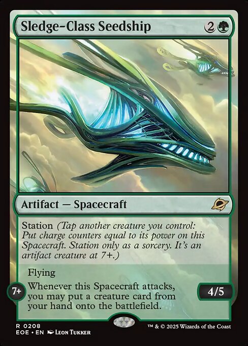 Sledge-Class Seedship, Edge of Eternities 208, rare