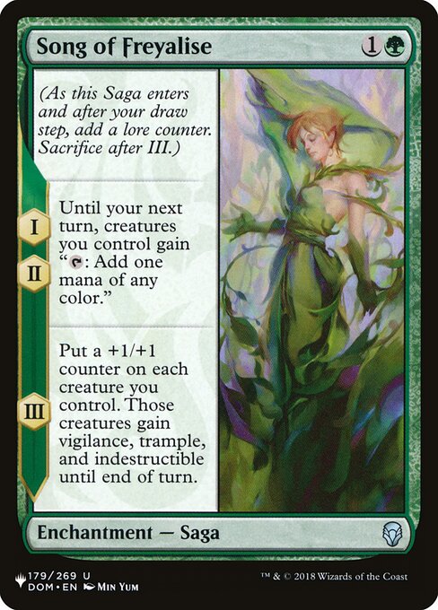 Song of Freyalise, The List DOM-179, uncommon