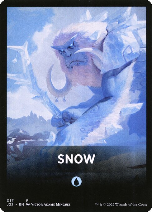 Snow, Jumpstart 2022 Front Cards 17, common