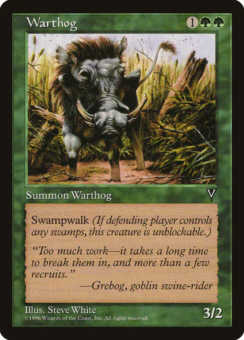 Warthog, Visions 124, common