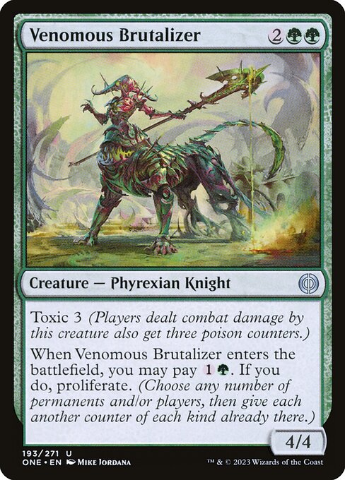Venomous Brutalizer, Phyrexia: All Will Be One 193, uncommon
