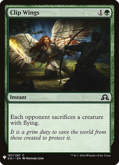 Clip Wings, The List SOI-197, common
